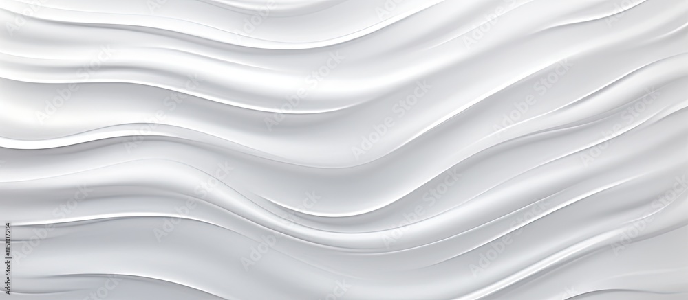 Poster a textured white metal sheet with ripples perfect for creating a background or displaying products i