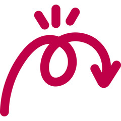 Abstract Doodle Arrow