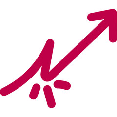 Abstract Doodle Arrow