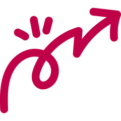 Abstract Doodle Arrow