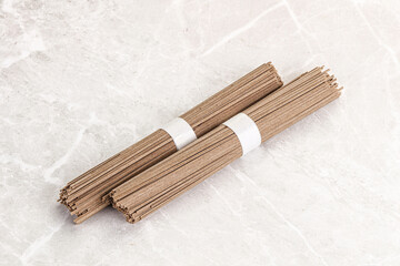 Asian aw soba bukwheat noodle