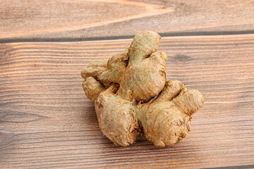 Raw ginger root fot cooking