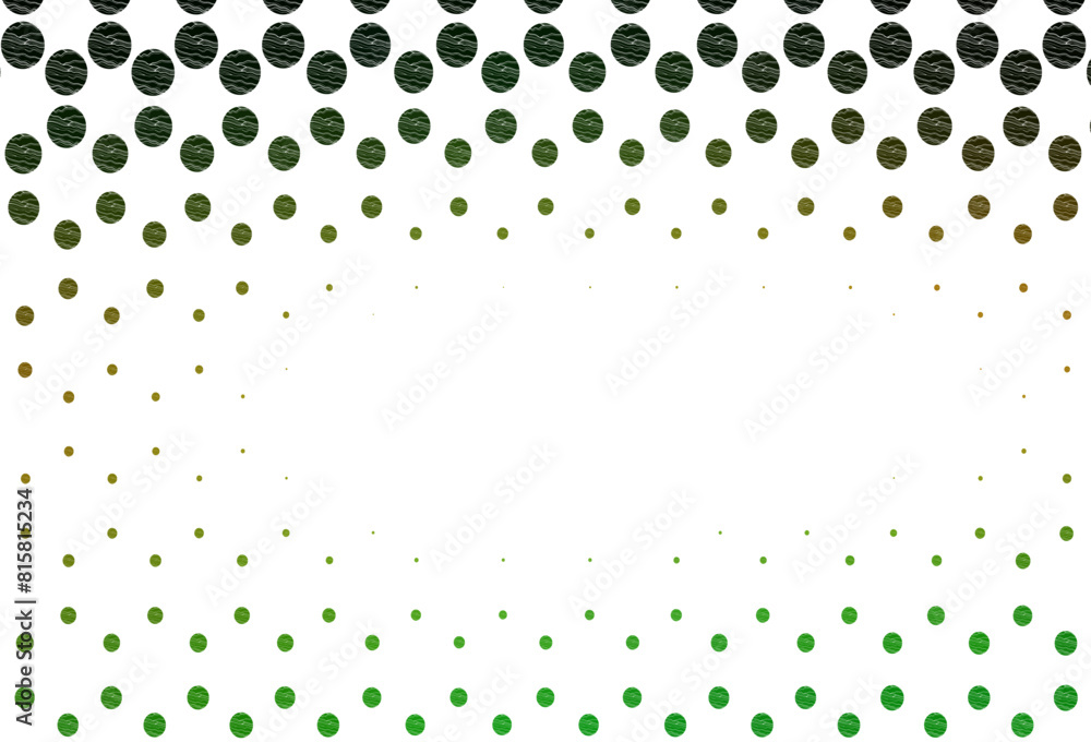 Poster light green, yellow vector texture with disks.