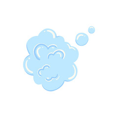 Hand drawn illustrations of soap bubbles, sponges, blue water drops, various graphic illustrations. ,Image of blue soap bubbles, blue bubbles