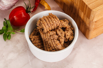 Liver Pate spread in the bowl
