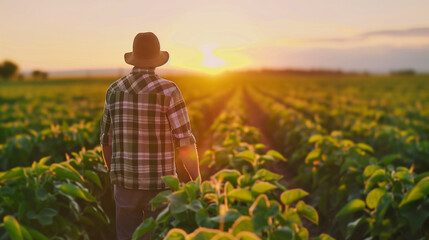 Fototapeta premium Photo of girl in a field