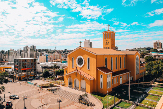 Pato Branco - Paran&aacute; - Brazil - In the photo, view of the city of Pato Branco, located in the southwest region of the state of Paran&aacute; - Date: 05-11-2023