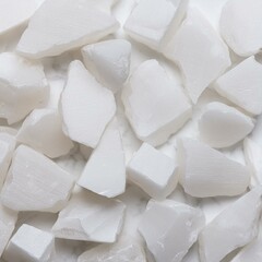 sugar cubes on a white background