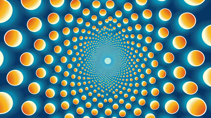 An optical illusion of concentric circles expanding infinitely outward, creating a sense of depth and dimensionality.