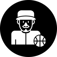 Basketball Player Icon © Zevicons
