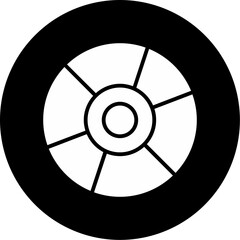 Obraz premium Disc Full Icon