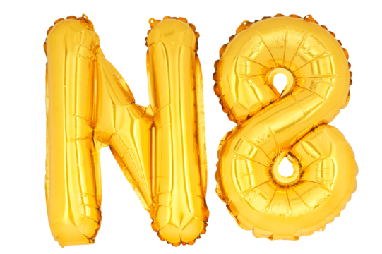 Golden word and number N8 isolate no white background.png