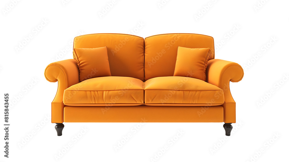 Wall mural sofa furniture isolated on transparent background