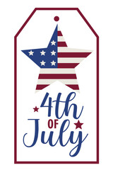 Vector illustration of celebrating 4th of July.,God bless America.