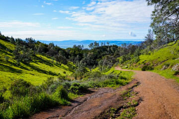 Grass Covered Ridge Lines and Hills