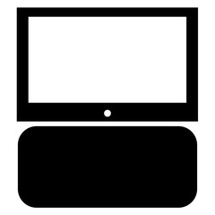 monitor and keyboard icon