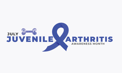 Juvenile arthritis awareness month. background, banner, card, poster, template. Vector illustration.