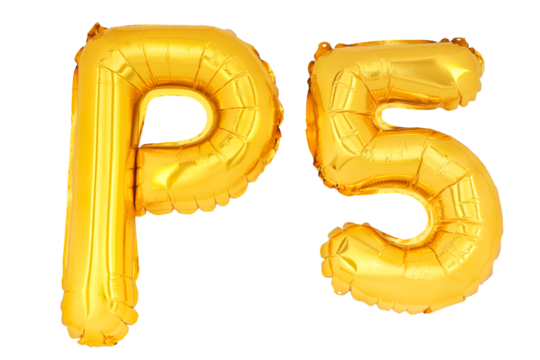 Golden word and number P5 isolate no white background.png