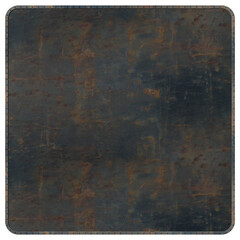 rostiges altes Metallschild