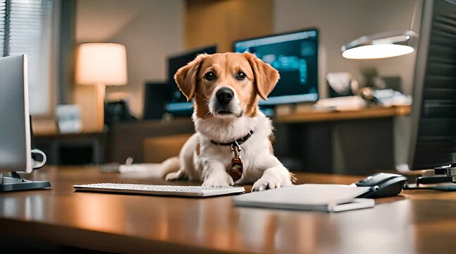 Welthundetag | Ein B&uuml;rohund sorgt f&uuml;r besseres Arbeitsklima