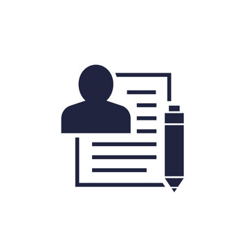 editor icon on white, vector