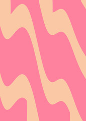 Pink and yellow abstract graphic background. Abstract poster