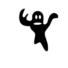 Naklejka premium Halloween Silhouette 