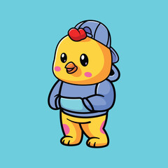 chicken logo design, vector logo design, illustration 