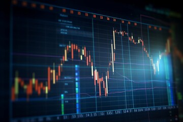 digital screen forex charts business trading