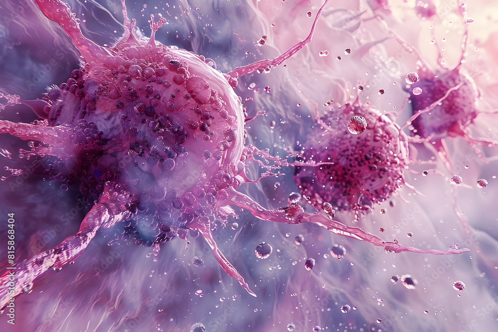 Poster Investigative Watercolor Rendering of Innovative Cancer Immunology Therapies