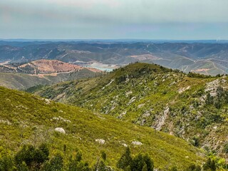 Mountains of the Algarve region, Portugal. Monchique, Silves