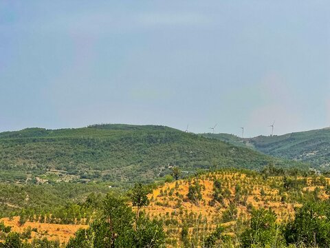 Mountains of the Algarve region, Portugal. Monchique, Silves