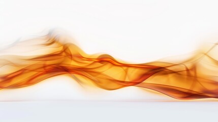 Naklejka premium Feature a close-up of a flickering fire flame, dynamic, Multilayer, against a white background, emphasizing the play of light and shadow