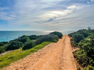 The route on the Seven Hanging Valleys Trail. Percurso dos Sete Vales Suspensos