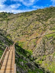 Alferce, Passadiços Barranco do Demo, vale, Portugal, Algarve, ponte, valley trail, suspension...