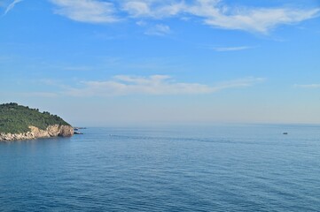 Nature Scenery of the Adriatic Sea in Croatia