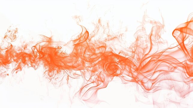 Illustrate a series of small fire flames, close-up, surreal, Blend mode, isolated on a white background to display varying intensities and movements