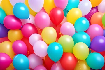 Colorful party-like balloon