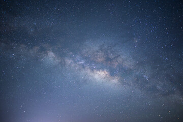 Beautiful Starry night sky in Qingjing Farm of Taiwan