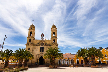 Aquitania, Boyaca - Colombia. April 14, 2024. Our Lord of Miracles Parish of Catholic worship