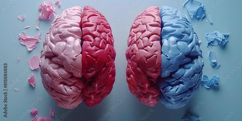 Poster dual hemispheres of the human brain demonstrate the complexity of emotion and expression in neurosci