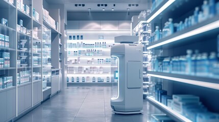 Automated pharmacy technology in a modern pharmacy