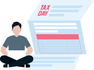 A boy is using a laptop.