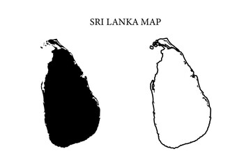Sri Lanka region map