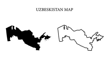 Uzbekistan region map