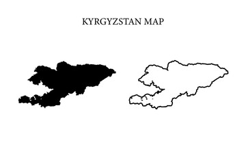 Kyrgyzstan region map