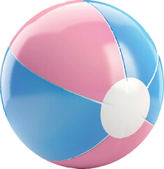 beach ball isolated on white