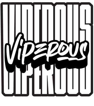 Viperous Typography Design for Streetwear Brand