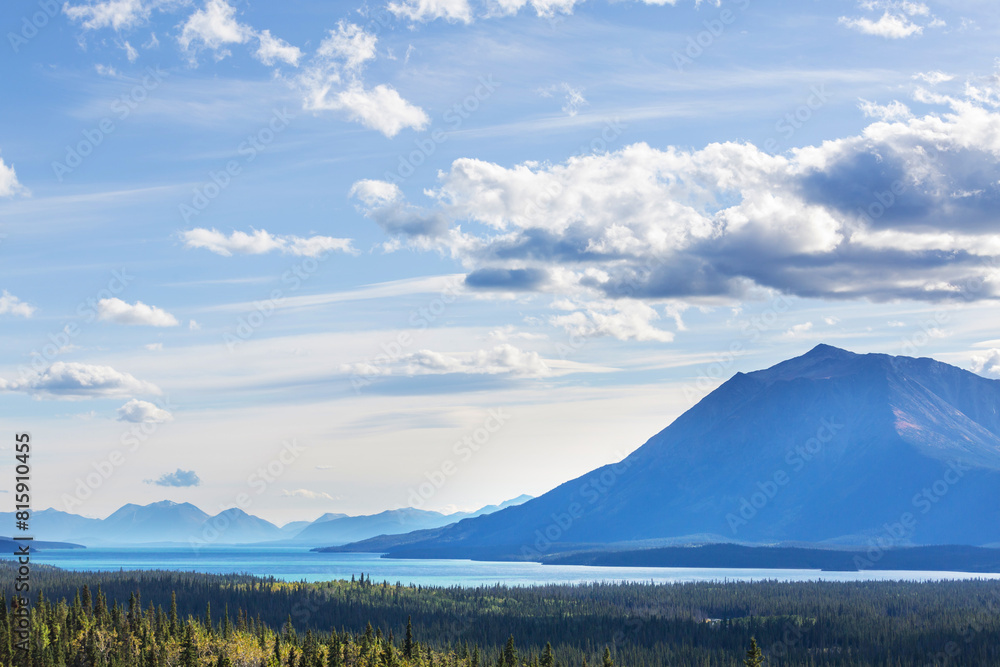 Poster lake in canada