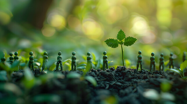 Activists conducting workshops on sustainable living practices emphasizing education engagement and eco friendly habits for a sustainable future